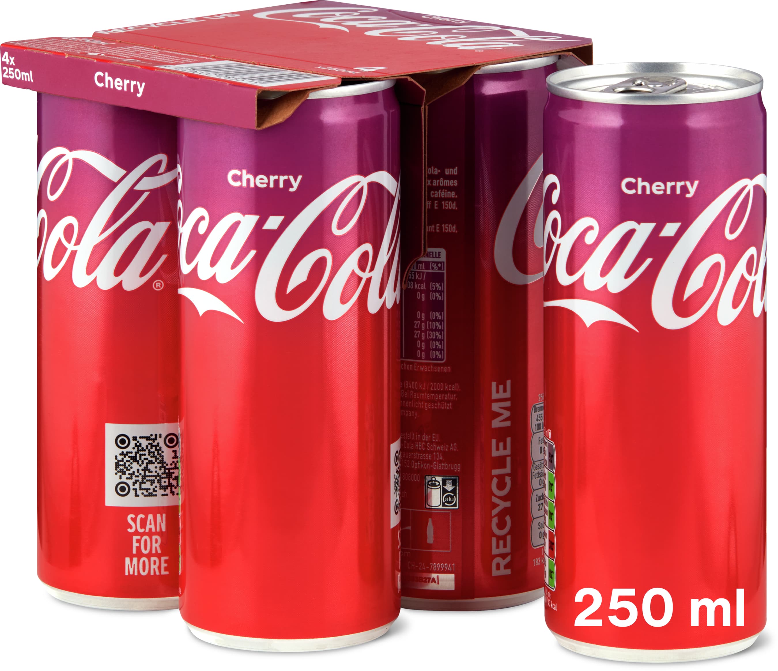 Coca-Cola Cherry 4x250ml